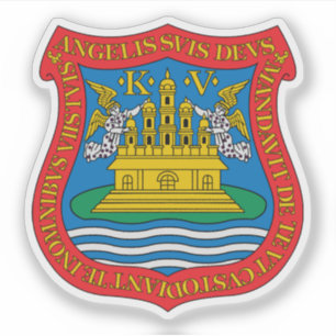 Staden Puebla de Zaragoza jackat av arm, Mexiko Klistermärken