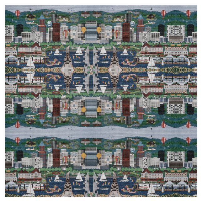 Staden Ro ~ Portland Tyg (Provkarta)