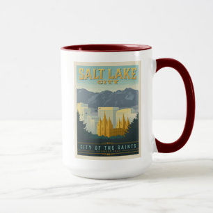 Staden Saints Salt Sjö City, Utah Mugg
