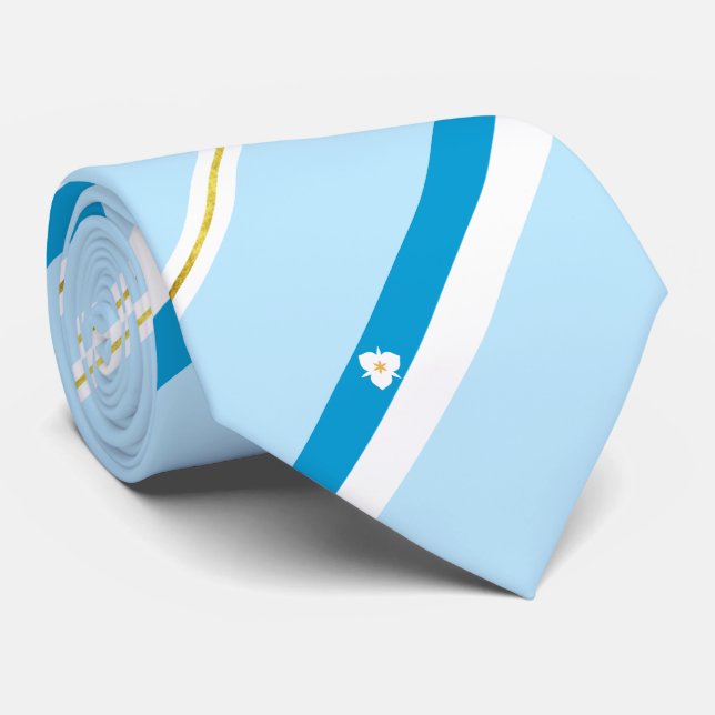 Staden Salt Sjö (Utah) flagga Neck Tie Slips (Rullad)