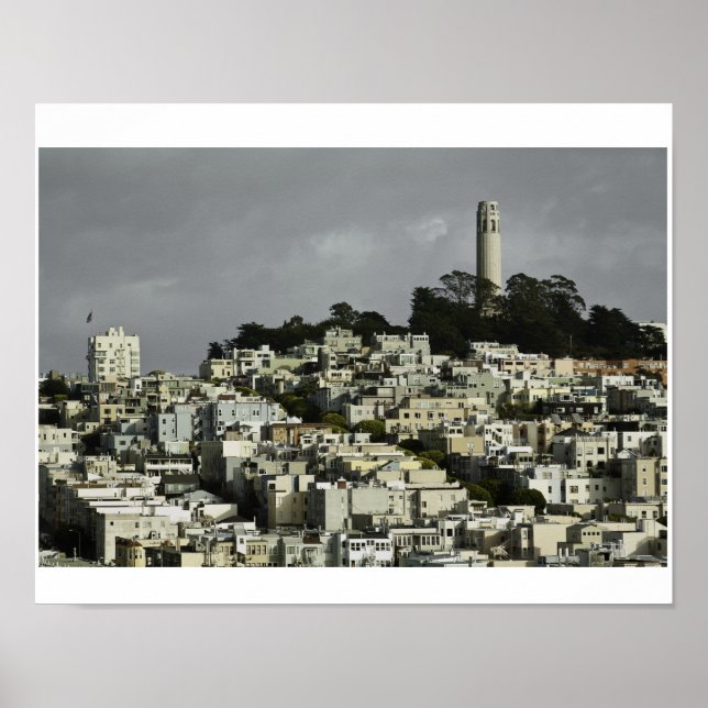 STADEN SAN FRANCISCO EFTER REGNET POSTER (Framsidan)