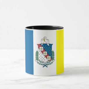 Staden Shavslöjport (Louisiana) flagga Mugg