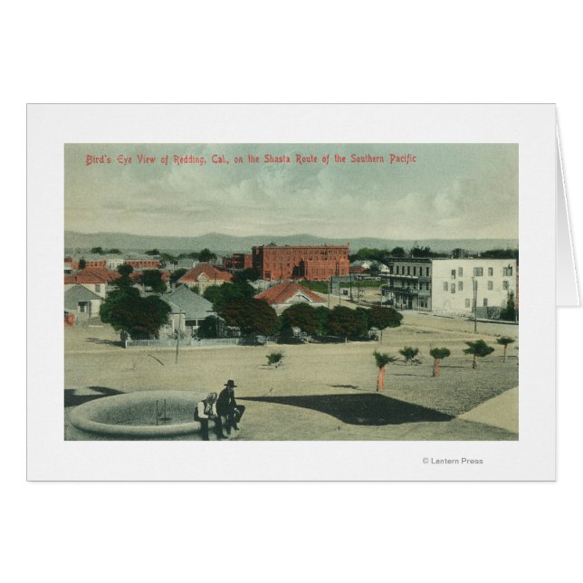 Staden Södra Stillahavsrutten Shasta Route Hälsningskort (Framsidan Horizontal)