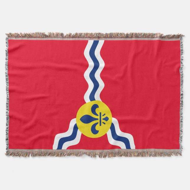 Staden St. Louis flagga Filt (Framsidan)