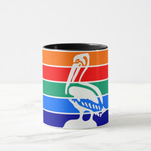 Staden St. Petersburg (Florida) flagga Mugg
