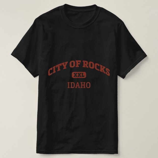 Staden Sten College Stil Sten T Shirt (Design framsida)