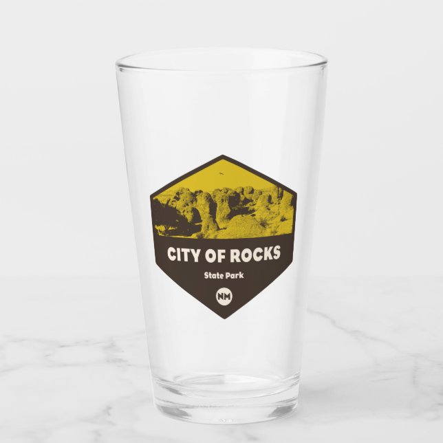 Staden Sten delstatsparken New mexico Glaskopp (Framsida)