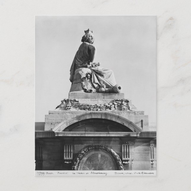 Staden Strasbourg Vykort (Framsida)