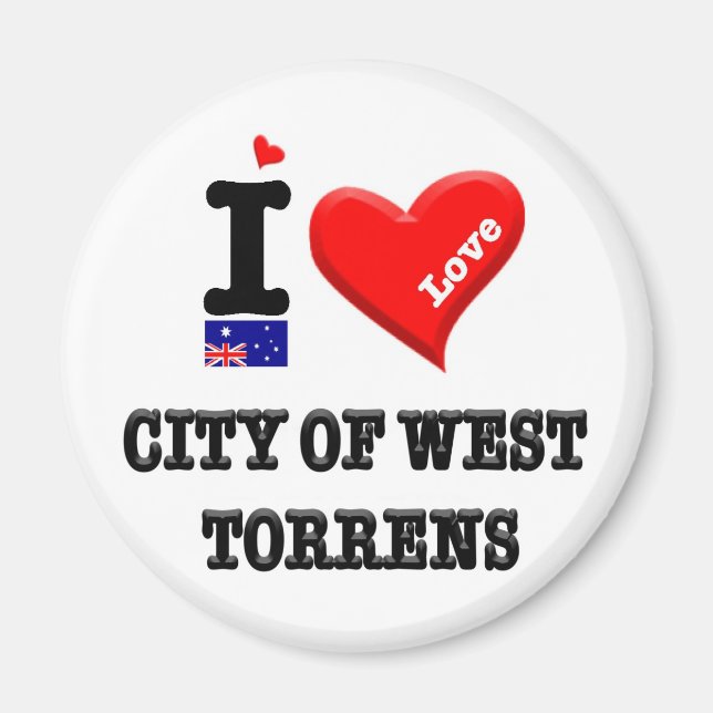 STADEN VÄSTER TORRENS - I Kärlek Magnet (Framsidan)
