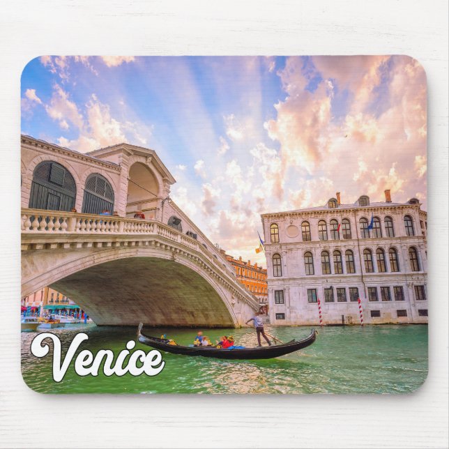 Staden Venedig, Italien Musmatta (Framsidan)