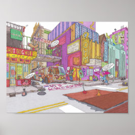 Staden Voltz 2025 teckning nummer 1: Ohm Poster