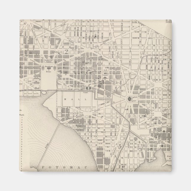 Staden Washington 2 Magnet (Framsidan)