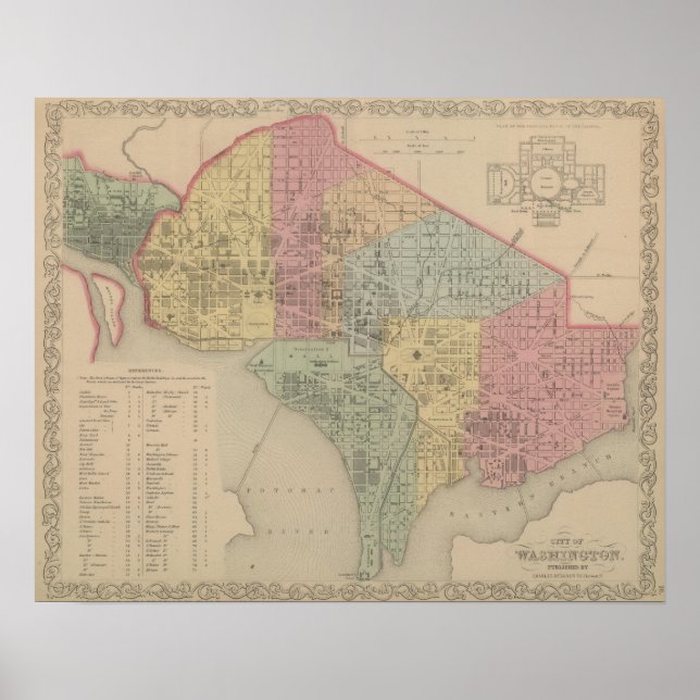 Staden Washington Poster (Framsidan)