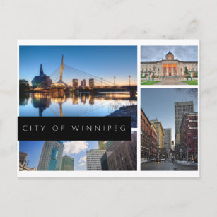 Staden Winnipeg Vykort