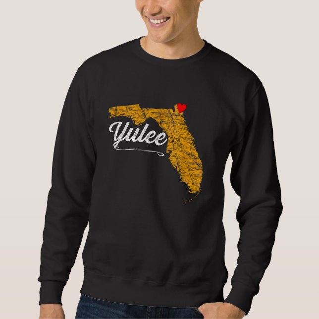 Staden YULEE FLORIDA - FL Merch Souvenir - Graphi Lång Ärmad Tröja (Framsida)