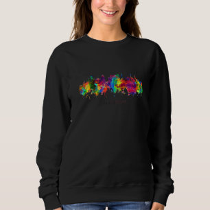 Stadens akvarell Siluett Hem Stat Souvenir alexan T Shirt