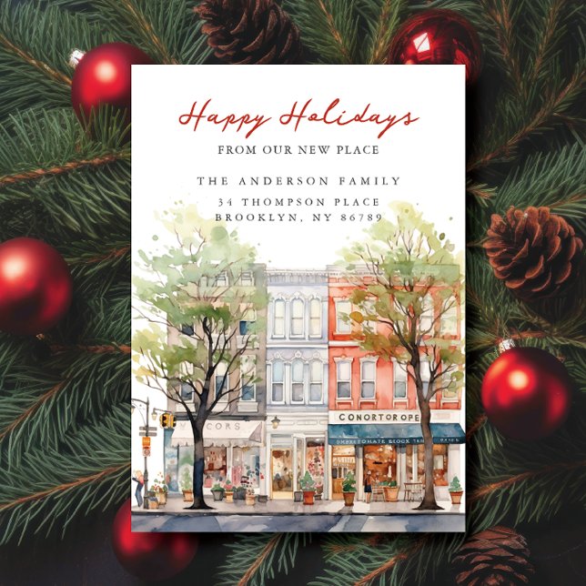 Stadens charm jul Ny adress Meddelande (Skapare uppladdad)