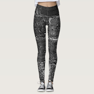 Stadens Chic: Coola Brick Wall Struktur Leggings