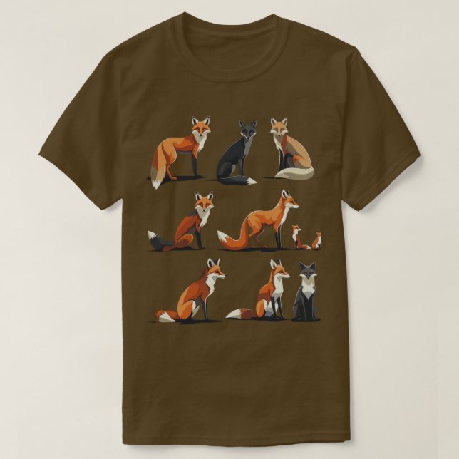 Stadens Fox Tales Whispers T Shirt (Design framsida)