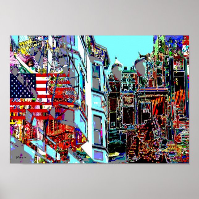 Stadens hjärta - poster (Framsidan)