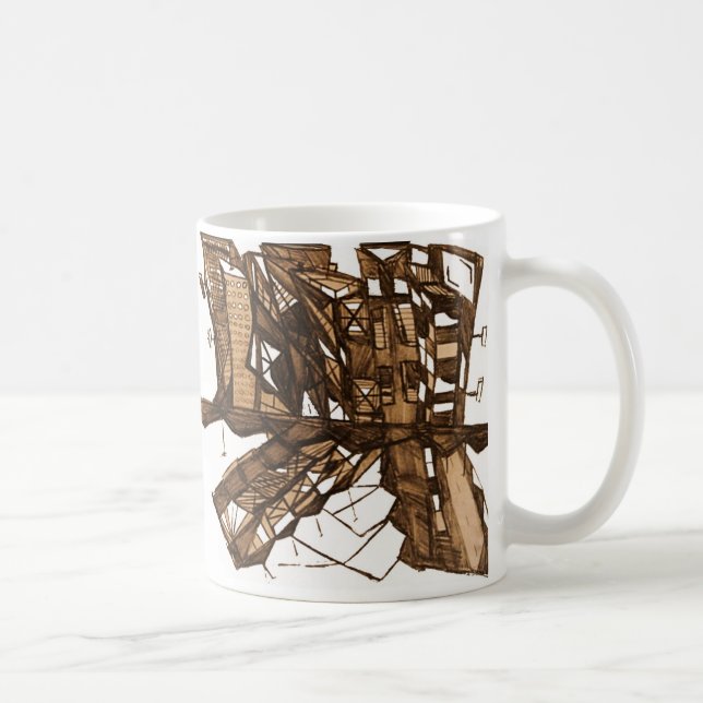 stadens skugga kaffemugg (Höger)