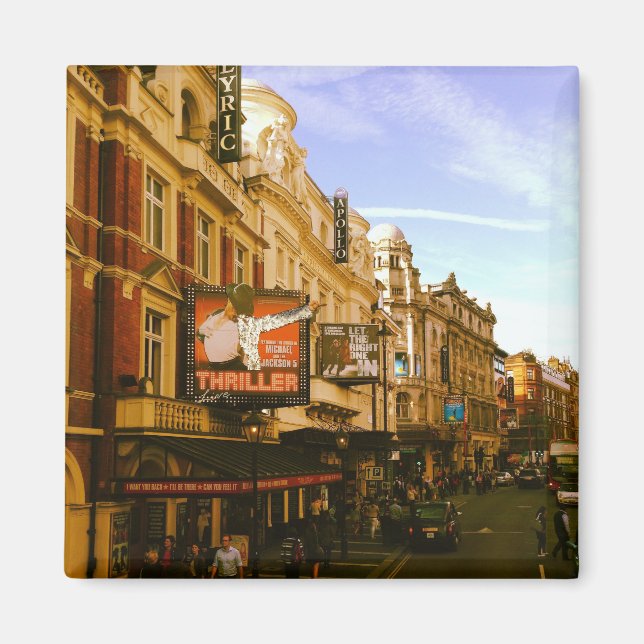Stadens Vintage, Cityscape Magnet (Framsidan)