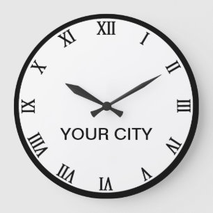 Städer av världen tar tid på mallen stor klocka