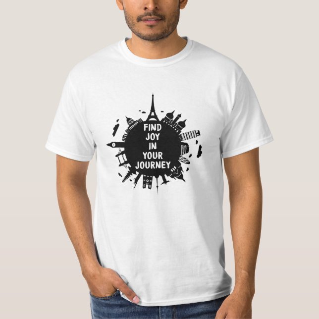 Städer Cityscape Skyline Funny Gift Idea T Shirt (Framsida)