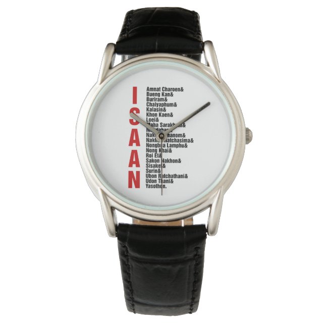 Städer i Isaan, Thailand Armbandsur (Framsida)