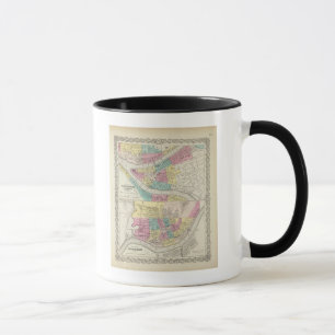 Städerna Pittsburgh Allegheny Cincinnati Mugg