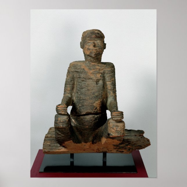 Stadgan för en sittande man, Mbembe, Nigeria Poster (Framsidan)