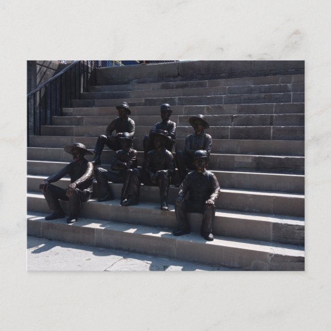 Stadgar för arbetarna vid Erie-kanalen Vykort (Framsida)