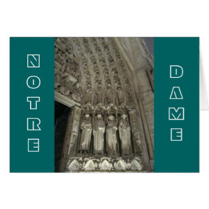 Stadgarna för Notre Dame Hälsningskort