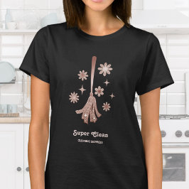 Städhjälp Städtjänster för Hemmet T Shirt