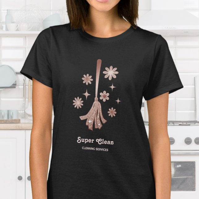 Städhjälp Städtjänster för Hemmet T Shirt (Skapare uppladdad)