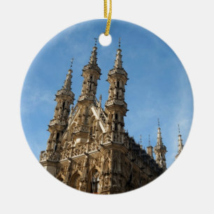 Stadhuis Leuven, Belgien Julgransprydnad Keramik