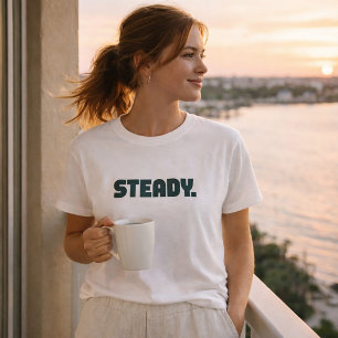 Stadig Minimal Typografi T-Shirt