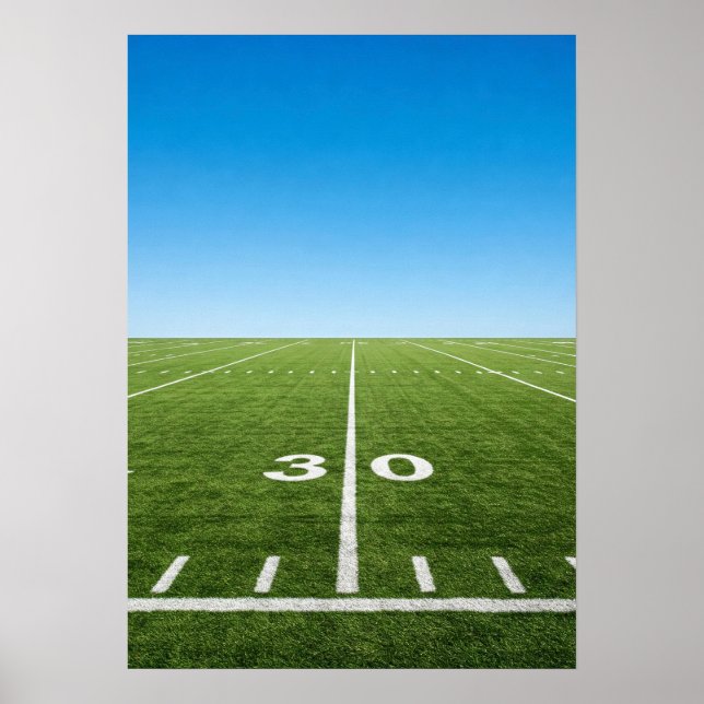 Stadion Yarderadje Fält Horisont Poster (Framsidan)