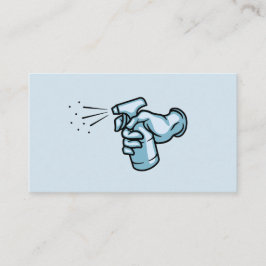 Städning Affärskort för tjänster Visitkort