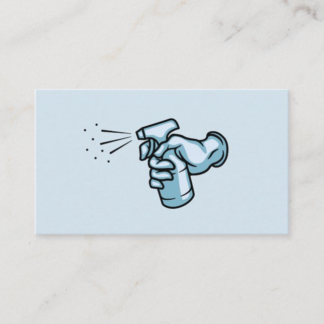 Städning Affärskort för tjänster Visitkort (Framsida)