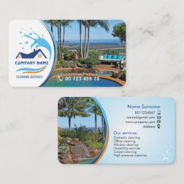 Städning affärskort visitkort