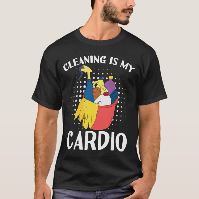 Städning är min ljudupplevelse med Städning Essen T Shirt (Framsida)