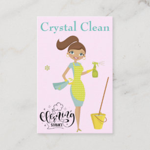 Städning av Elegant Crystal Clean Visitkort