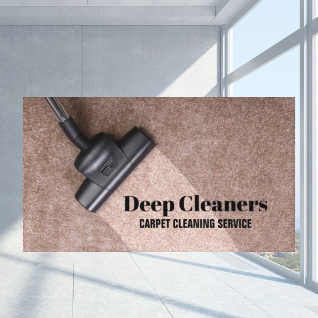 Städning av Golv-matta med hushållsbruk Visitkort (Housekeeping Commercial Floor Carpet Cleaning Business Card)