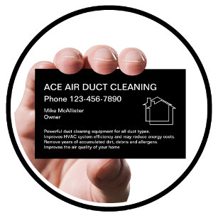 Städning av Home Luft Duifrån-tjänster - design Visitkort