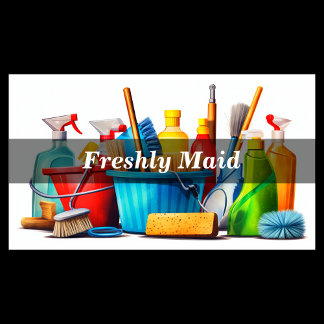 Städning av hus visitkort