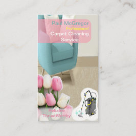 Städning av Professionell Carpet Visitkort