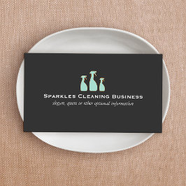 Städning av Spray Flaska Home Service Visitkort