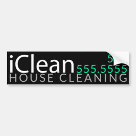 Städning befordrings- för IClean.House-lokalvård Bildekal