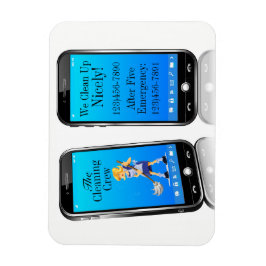 Städning besättning - Hushållare eller datorrensni Magnet